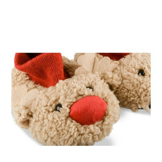 Plush slippers reindeer BROWN NINI & GIRLS