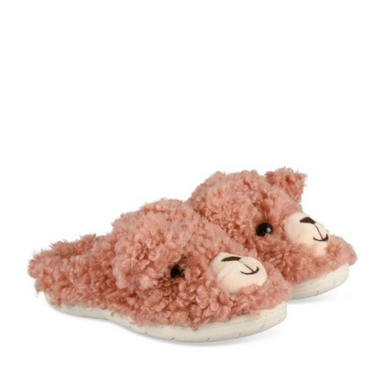 Slippers teddy bear PINK LOVELY SKULL