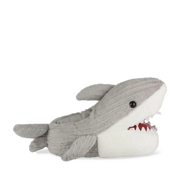 Chaussons peluche requin GRIS TAMS