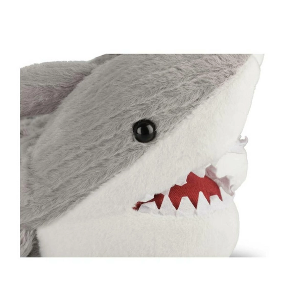 Chaussons peluche requin GRIS TAMS