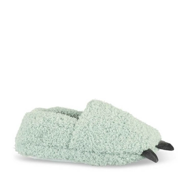 Chaussons peluche patte de monstre VERT CHARLIE & FRIENDS