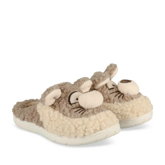 Slippers mouse BROWN TAMS