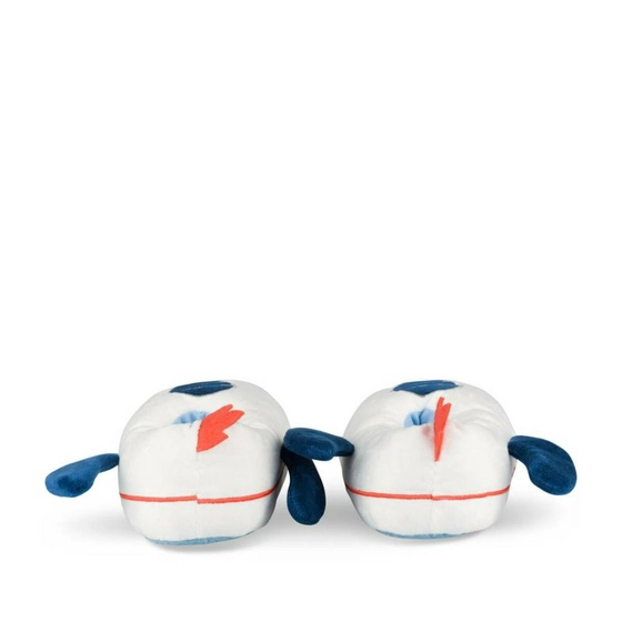 Chaussons peluche avion BLANC TAMS