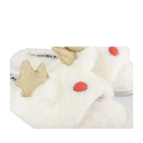 Slippers reindeer WHITE PHILOV