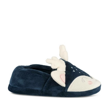 Slippers reindeer NAVY LOVELY SKULL