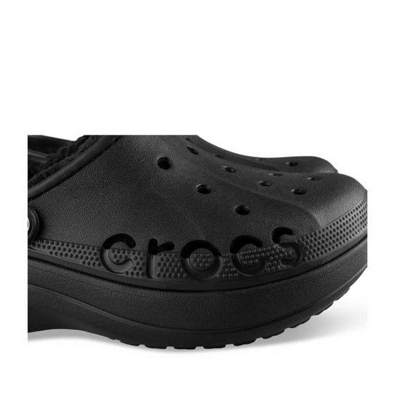 Mules NOIR CROCS Baya Platform Lined Clog