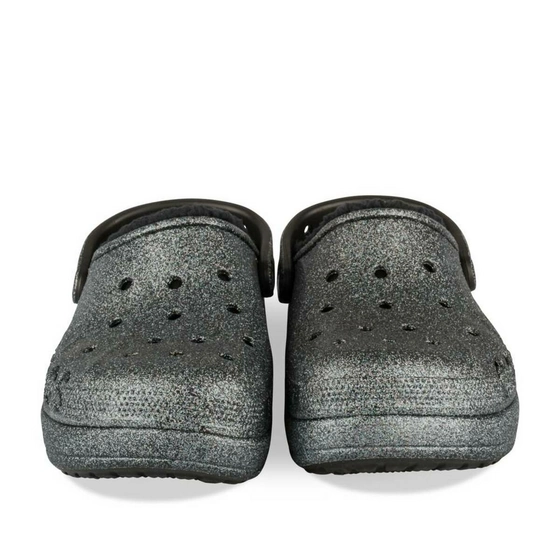 Clogs BLACK CROCS Baya Platform Lined Glit.