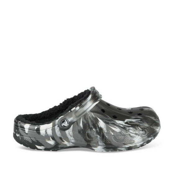 Clogs BLACK CROCS Baya Lined Marbled Clog