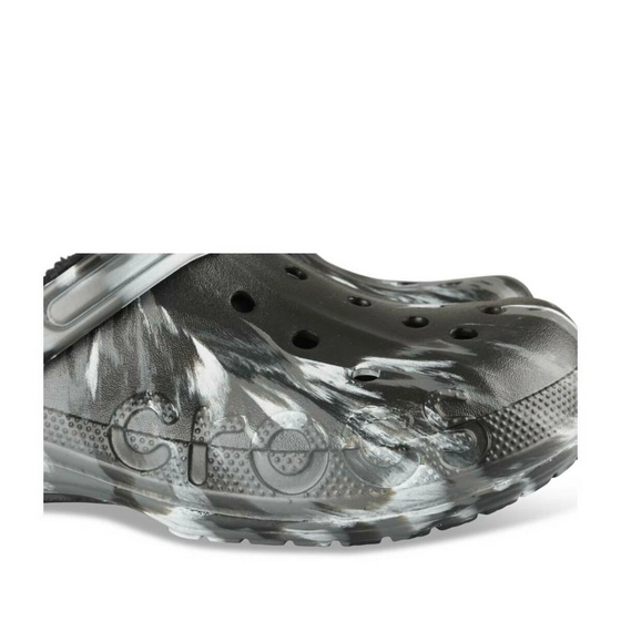 Mules NOIR CROCS Baya Lined Marbled Clog