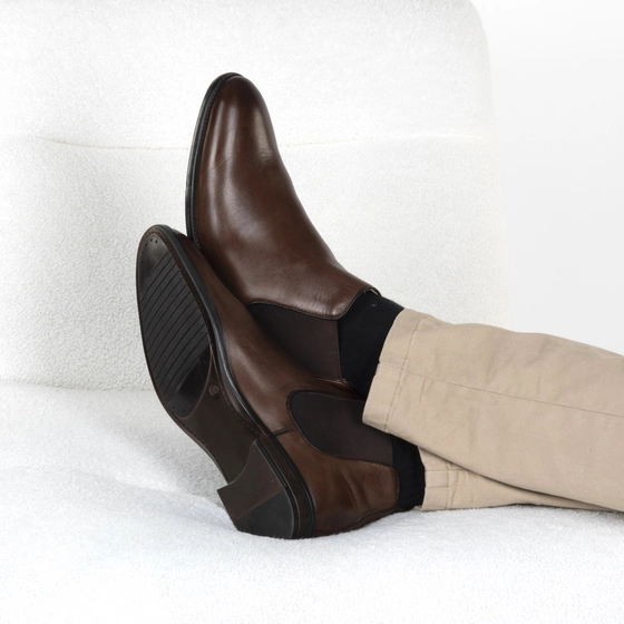 Bottines MARRON PIERRE CARDIN