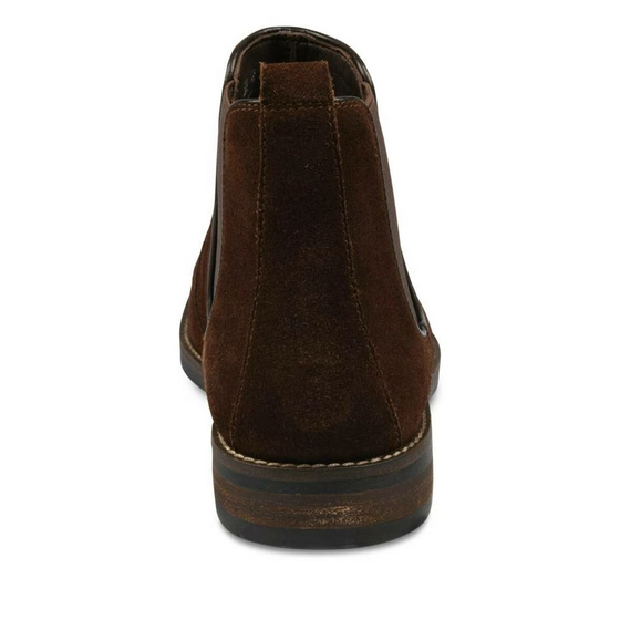 Bottines MARRON DENIM SIDE CUIR