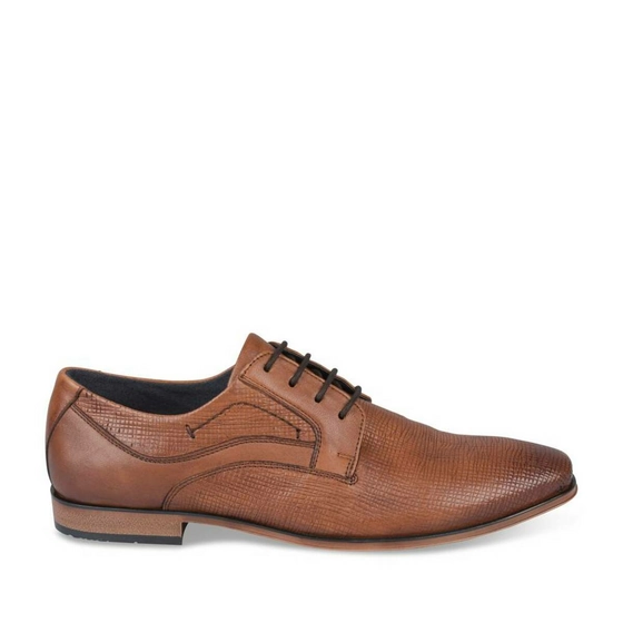 Derbies COGNAC B-BLAKE CUIR