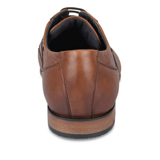 Derbies COGNAC B-BLAKE CUIR