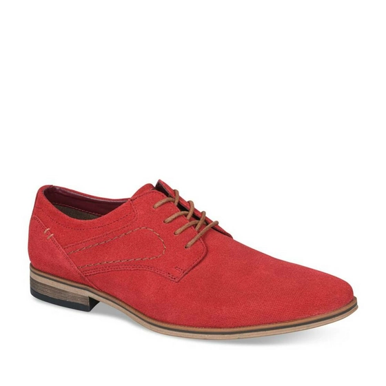 Derbies ROUGE B-BLAKE CUIR