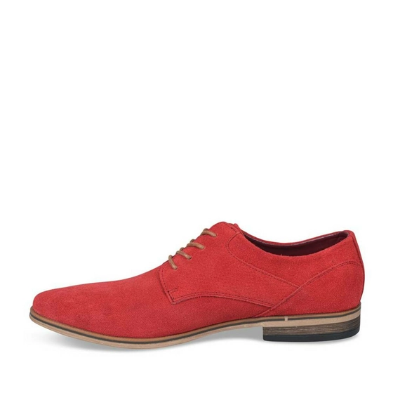 Derbies ROUGE B-BLAKE CUIR