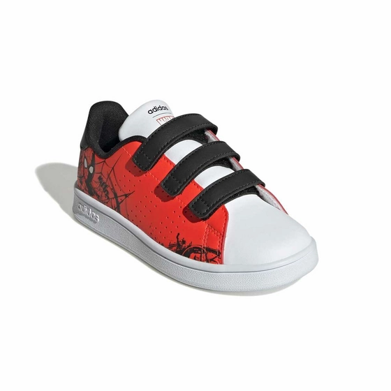 Baskets ROUGE ADIDAS Advantage Spiderman