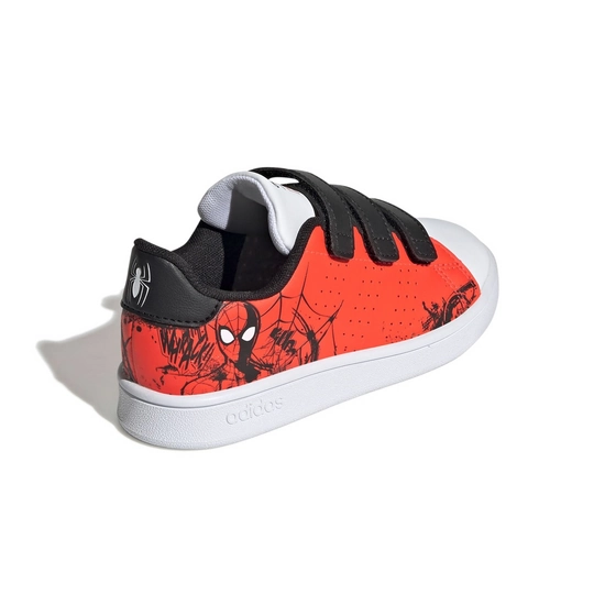 Baskets ROUGE ADIDAS Advantage Spiderman