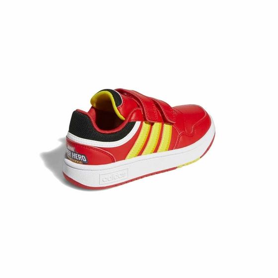 Baskets ROUGE ADIDAS Hoops 3.0 Superhero