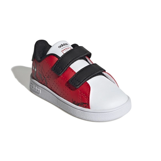 Baskets ROUGE ADIDAS Advantage Spiderman