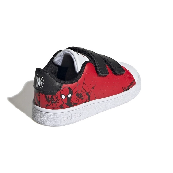 Baskets ROUGE ADIDAS Advantage Spiderman