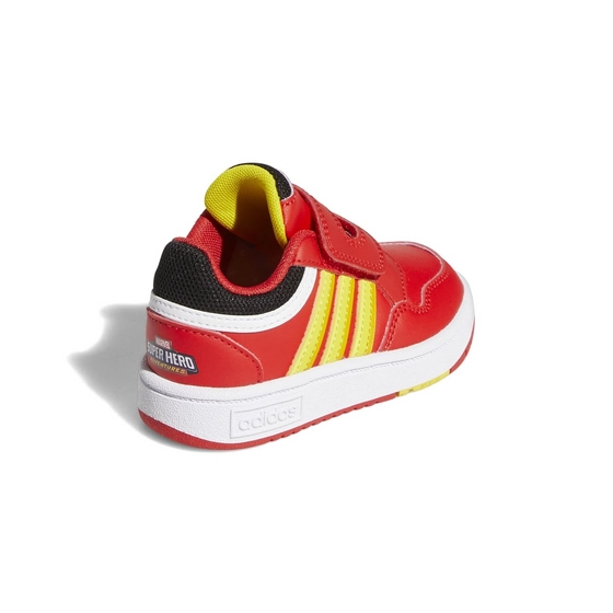 Baskets ROUGE ADIDAS Hoops 3.0 Superhero