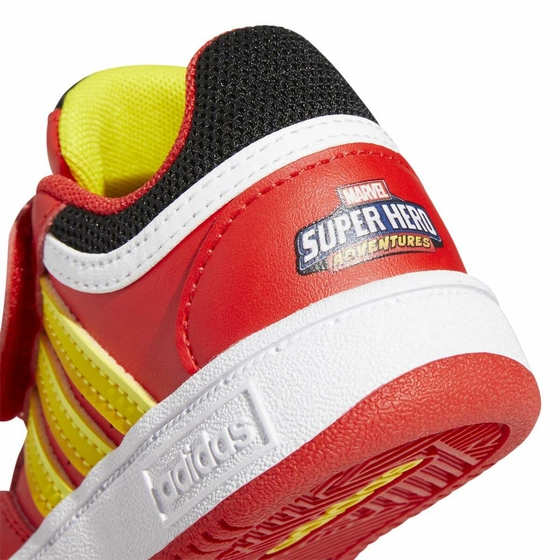 Baskets ROUGE ADIDAS Hoops 3.0 Superhero