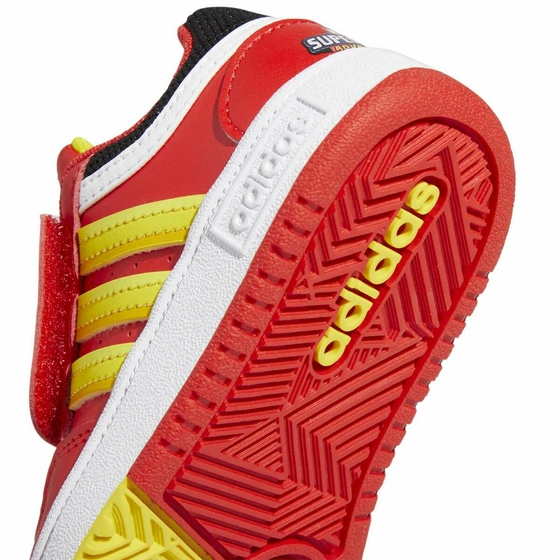 Baskets ROUGE ADIDAS Hoops 3.0 Superhero