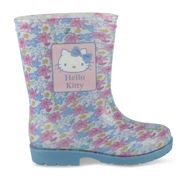 Bottes de pluie BLEU HELLO KITTY