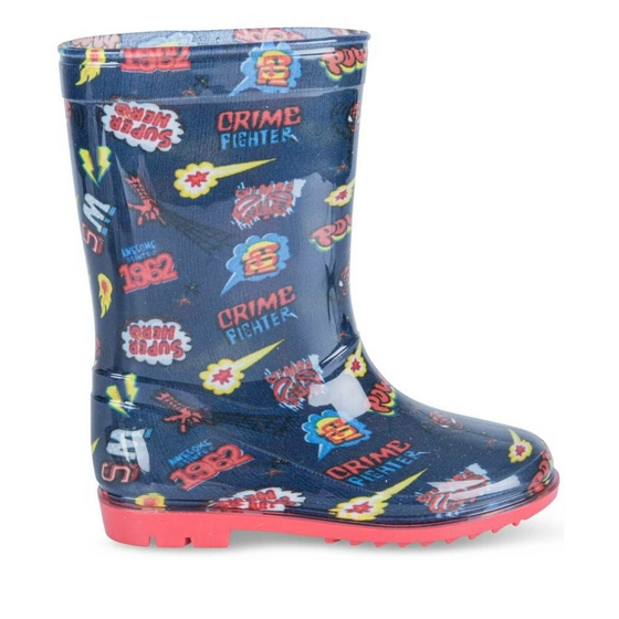 Rain boots NAVY SPIDERMAN