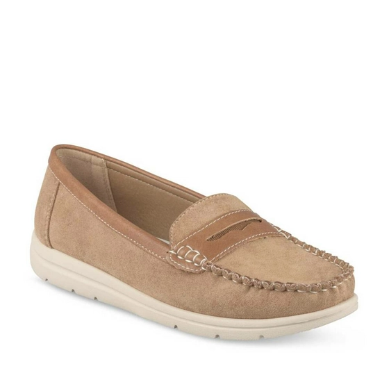 Mocassins BEIGE VIA DONNA