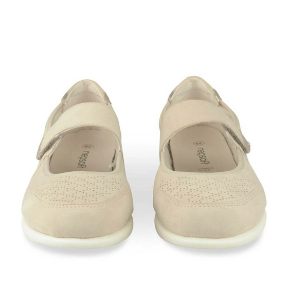 Ballerines BEIGE NEOSOFT FEMME CUIR