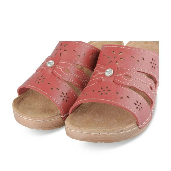 Mules RED NEOSOFT RELAX