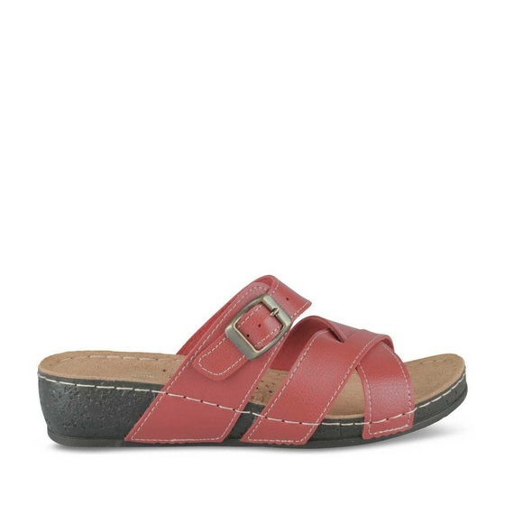 Mules RED NEOSOFT RELAX