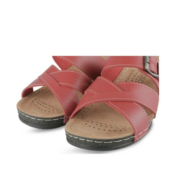 Mules RED NEOSOFT RELAX