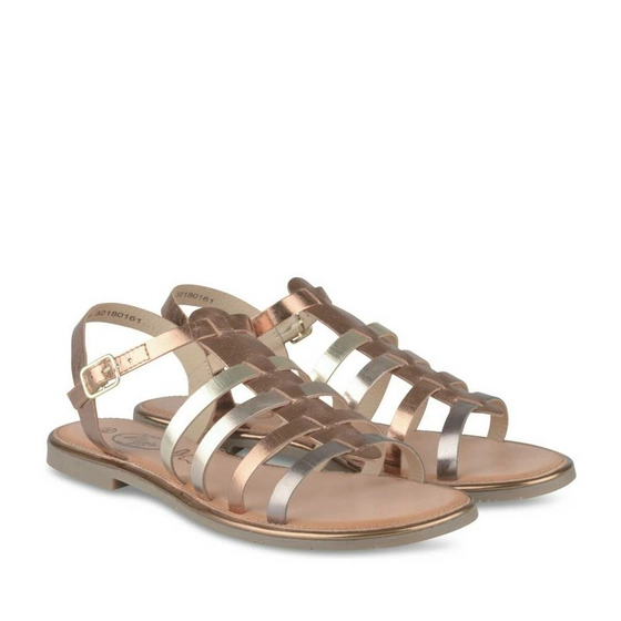 Sandals GOLD MEGIS CASUAL