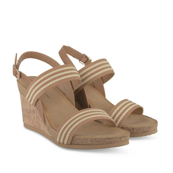 Sandals COGNAC LADY GLAM