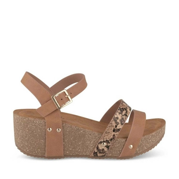 Sandals COGNAC LADY GLAM