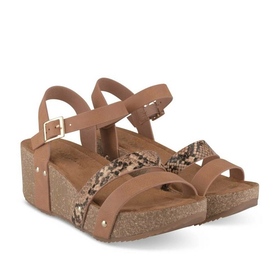 Sandals COGNAC LADY GLAM