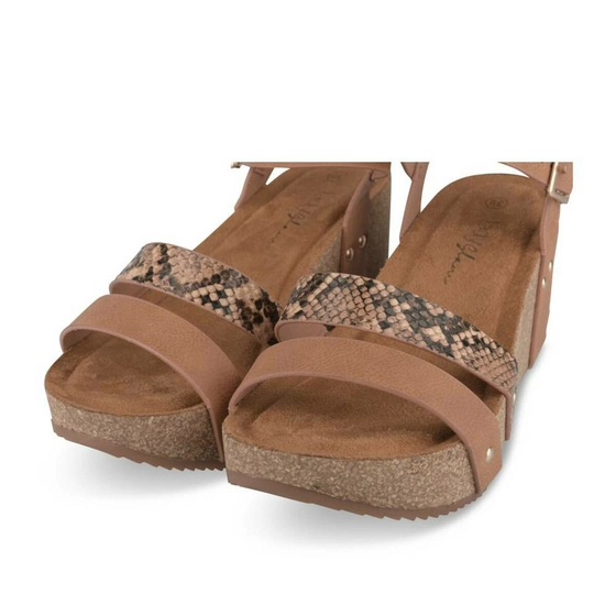 Sandals COGNAC LADY GLAM