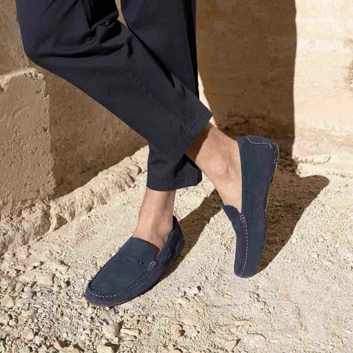 Moccasins NAVY MEGIS CASUAL