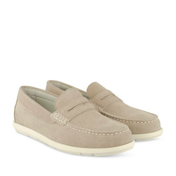 Moccasins TAUPE MEGIS CASUAL