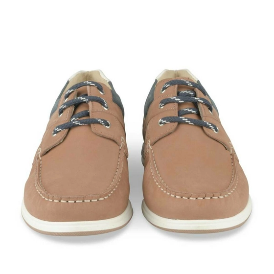 Boat shoes COGNAC MEGIS CASUAL