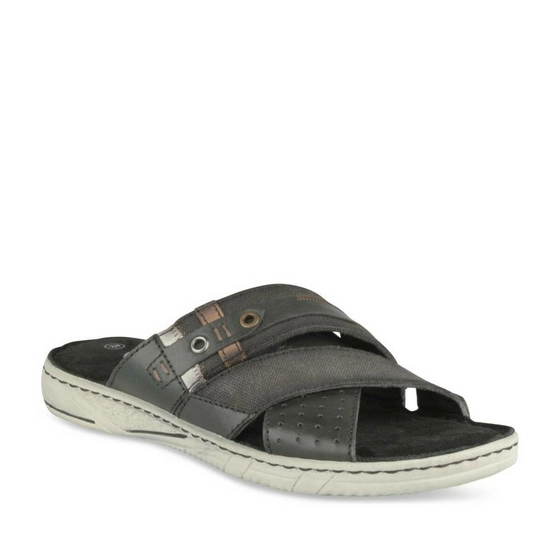 Mules BLACK MEGIS CASUAL