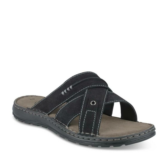 Mules BLACK MEGIS CASUAL