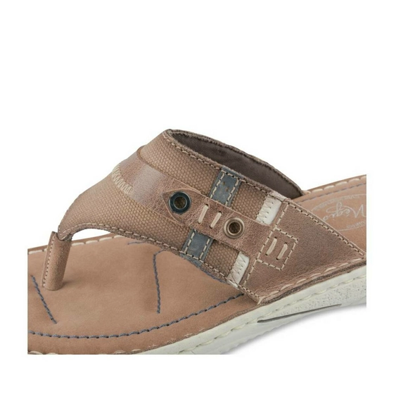 Flip flops COGNAC MEGIS CASUAL