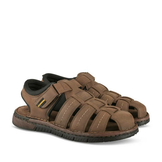 Sandals COGNAC MEGIS CASUAL