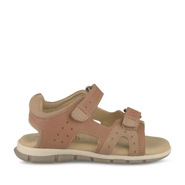 Sandals COGNAC CHARLIE & FRIENDS CUIR