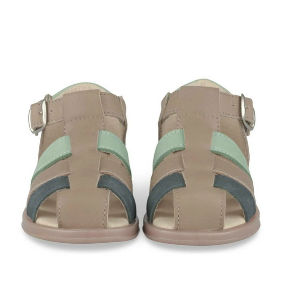 Sandals GREY FREEMOUSS BOY CUIR