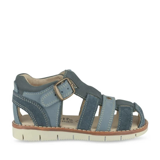 Sandales BLEU CHARLIE & FRIENDS CUIR