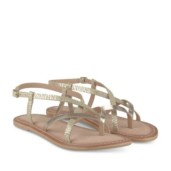 Sandals GOLD LOVELY SKULL CUIR